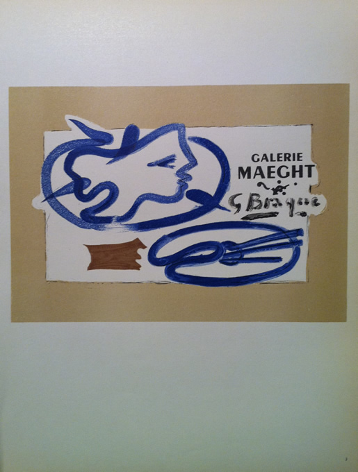 Georges Braque - Galerie Maeght - Mourlot Lithograph (1959)