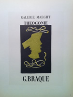 Georges Braque - Theogonie - Galerie Maeght - Mourlot lithograph (1959)