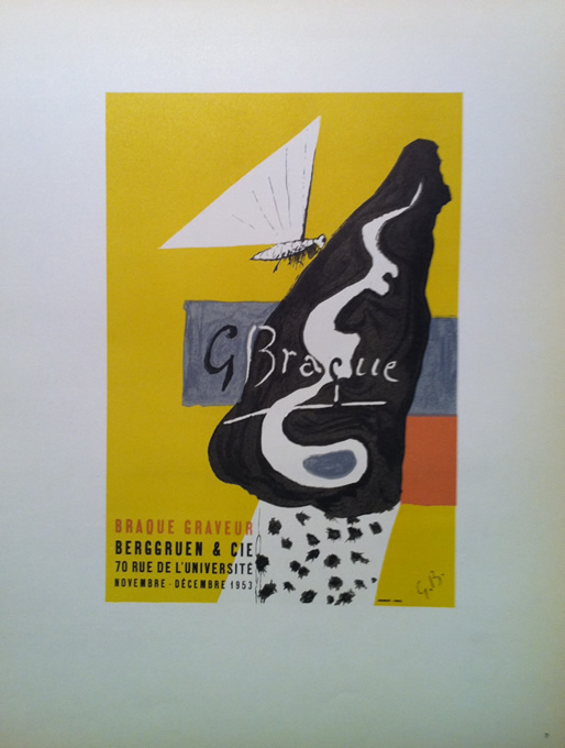 Georges Braque - Braque Graveur -  Berggruen & Cie - Mourlot Lithograph (1959)