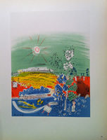 Raoul Duffy - Exposition D'Art Francais - Mourlot lithograph - 1959