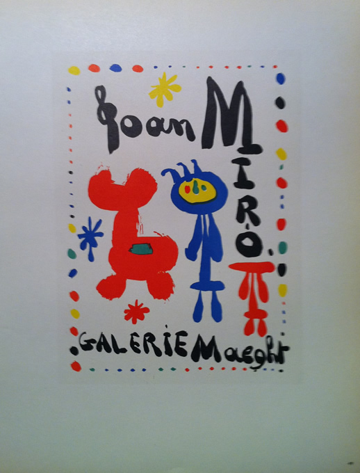 Joan Miro - Galerie Maeght - Mourlot Lithgograph - 1959