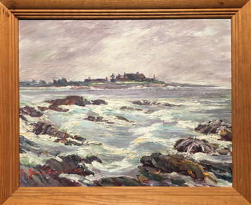 John Alfred Barwick - Kennebunk-Port Maine - Oil On Board