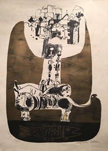 Naftali Bezem - S/N Lithograph