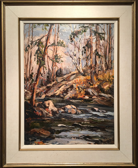 Peter Bigauskas - Oil On Board - Spring Run Off