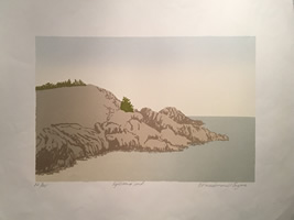 Terra Bonnieman & Maureen Sugrue - S/N Serigraph - Lighthouse Park