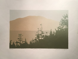 Terra Bonnieman & Maureen Sugrue - S/N Serigraph - Alouette Lake