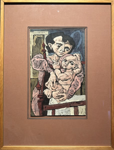 Federico Castellon - Mixed Media - Mother And Child