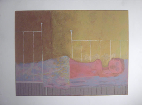 John Graham Coughtry - Reclining Figure - Silkscreen - Markgraf