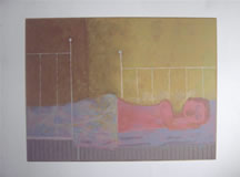 John Graham Coughtry - Reclining Figure - Silkscreen - Markgraf