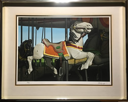 Ken Danby - S/N Serigraph - White Stallion