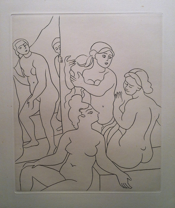 Andre Derain - Le Satyricon 35 - Etching