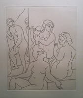 Andre Derain - Le Satyricon 35 - Etching