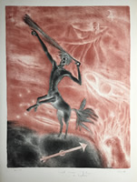 Isabelle Drouin - S/N Lithograph - Zodiac - Sagittarius