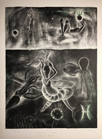 Isabelle Drouin - S/N Lithograph - Zodiac - Pisces