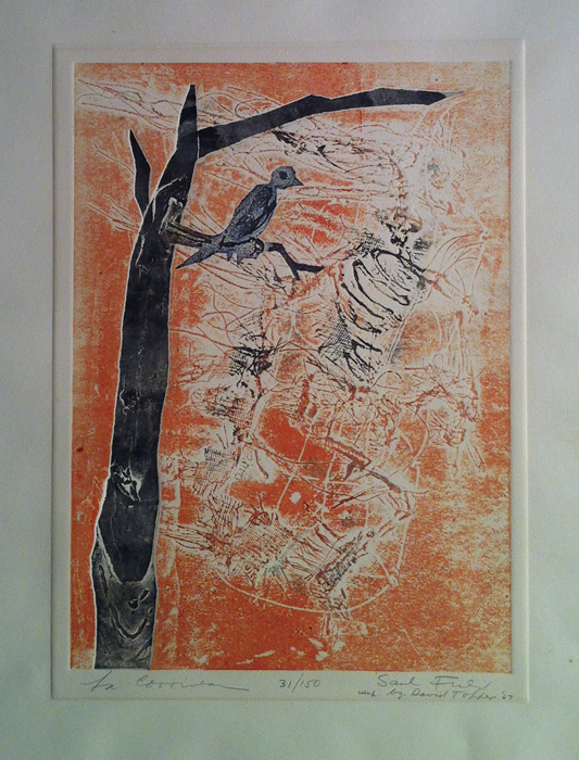 Saul Field - Etching  - La Corriveau - Legends Of French Canada Portfolio