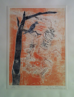 Saul Field - Etching  - La Corriveau - Legends Of French Canada Portfolio