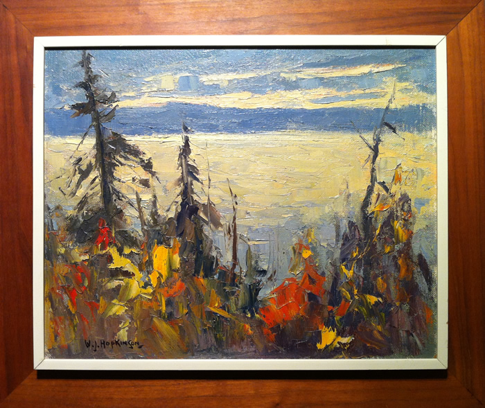 William John Hopkinson - Morning Light, Lake Superior - Oil On Board - 1966