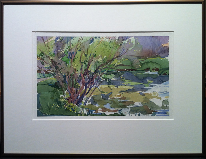 Brent R Laycock - Watercolour - Botony Pond