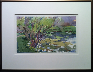 Brent R Laycock - Watercolour - Botony Pond