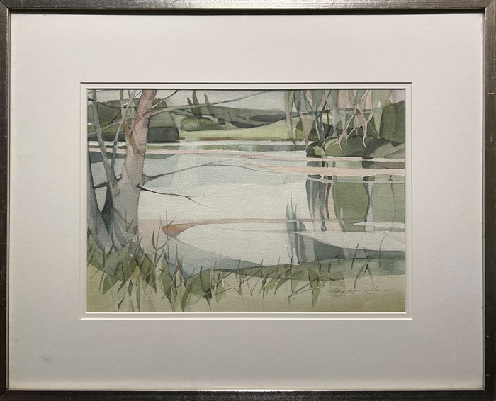 Mary Anne Ludlam - Pond At Hornings Mills - Watercolour