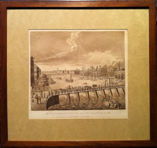 Evert Maaskamp - Early 1800's Aquatint of Amsterdam 