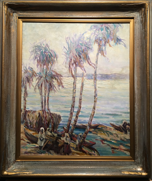 Florence H. McGillivray - Oil On Board - Trinidad Scene