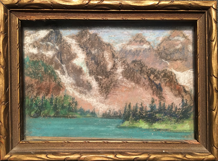 Florence H. McGillivray - Miniature Pastel - Moraine Lake