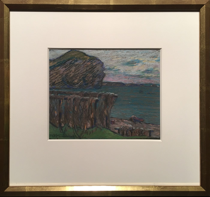 Florence H. McGillivray - Pastel - Perce Rock, Quebec