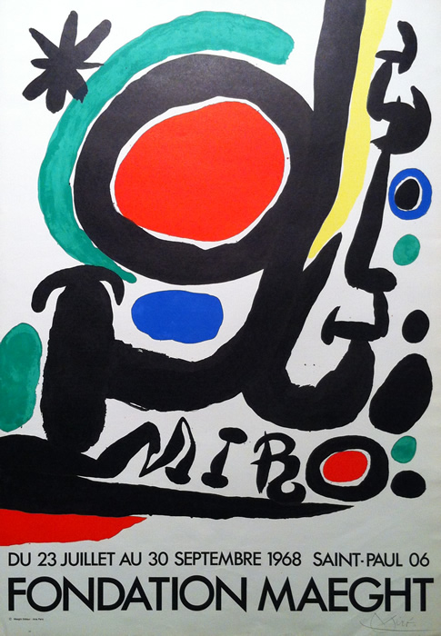 Joan Miro - Fondation Maeght - Saint-Paul - 1968