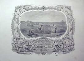 Louis and Emile Noirot - Lithograph - 19th Century France -  Roanne