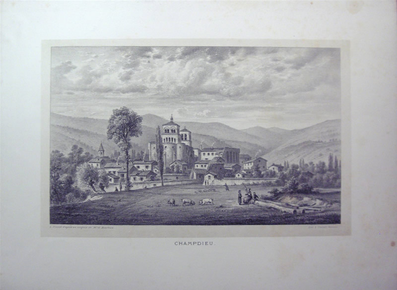 Louis and Emile Noirot - Lithograph - 19th Century France - Champdieu