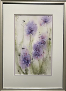 Pat Sigurjonsson - Watercolou - Abstract Flowers