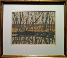 Allen Smutylo - S/N Etching - Autumn Woods