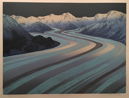 Allen Smutylo - S/N Etching - Glacial Flow