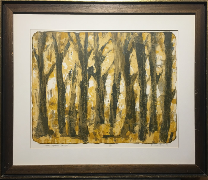 John Harold Thomas Snow - Lithograph - Trees