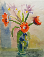 Owen Staples - Floral Study - Watercolour