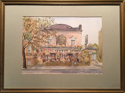 Patricia Tucker - Watercolour - Ladbroke Arms, Notting Hill (london, England)