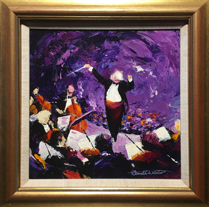 Donald McDonald Webster - Acrylic On Board - The Maestro