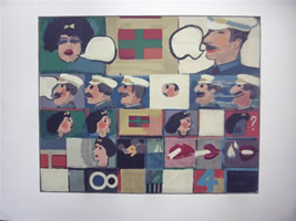 Joyce Wieland - Silkscreen - Captain - Markgraf