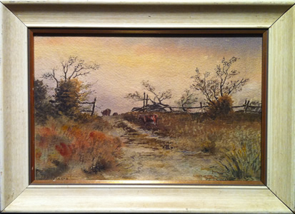 T.H. Wilkinson - Original Watercolour - Farm Scene