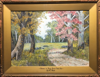 W.T. Wood - Watercolour - Rosseau To Parry Sound Trail, Ont.
