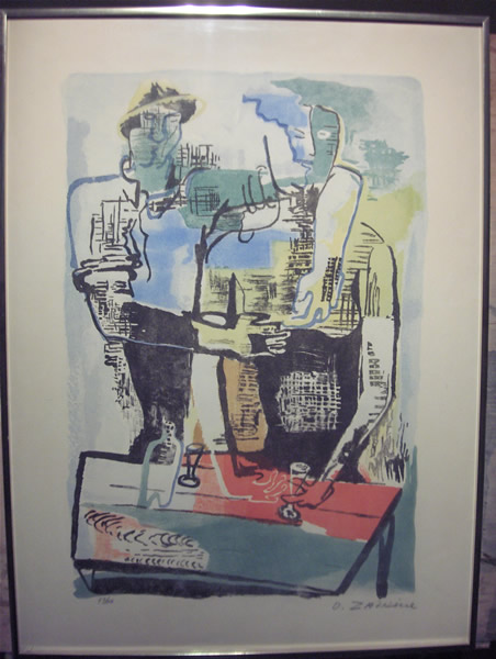 Ossip Zadkine - Lithograph - Fetes Paysanne