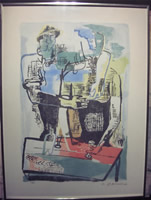 Ossip Zadkine - Lithograph - Fetes Paysanne