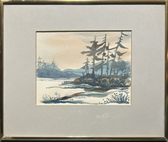 Attila Zalanyi - Watercolour - Landscape